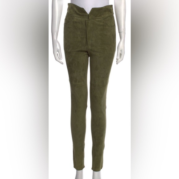 Isabel MaratPelle Pant Lamb Suede Leather